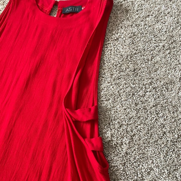 ASTR red top blouse size Small - Picture 7 of 11